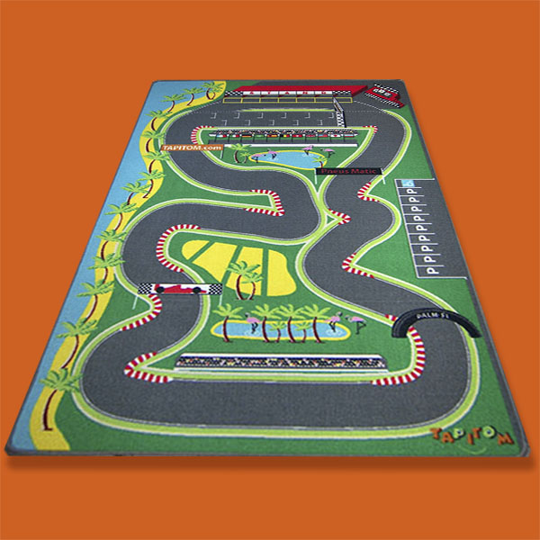 Tapis enfant circuit de voiture