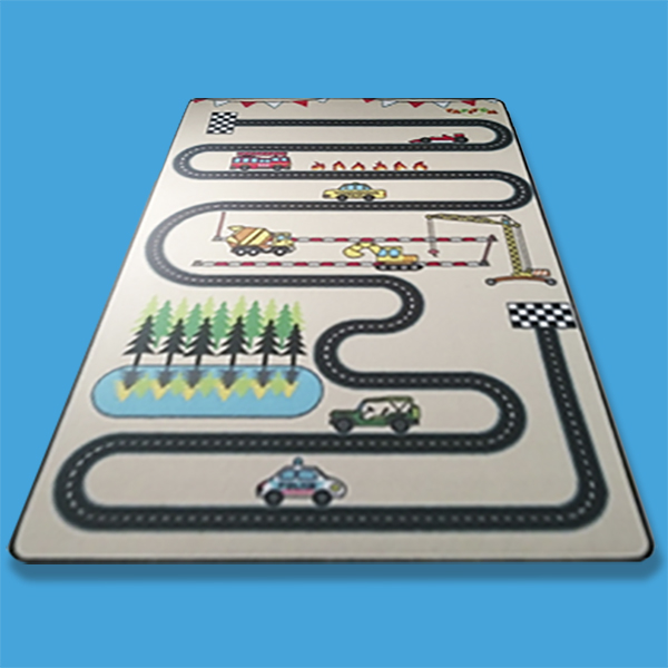 Tapis chambre d'enfant circuit