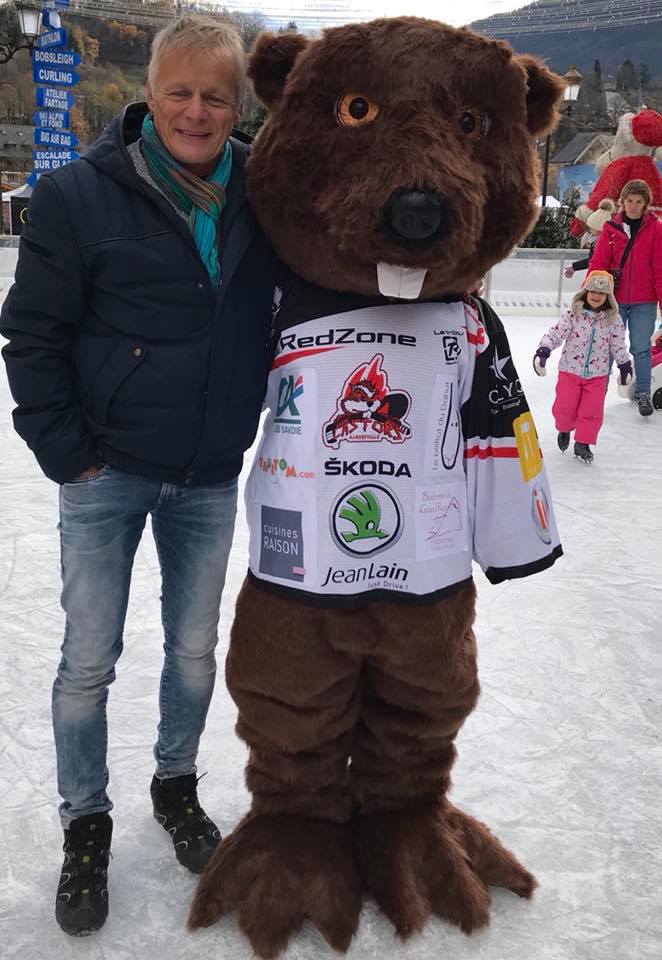 mascotte hockey et jean-franois brugnon