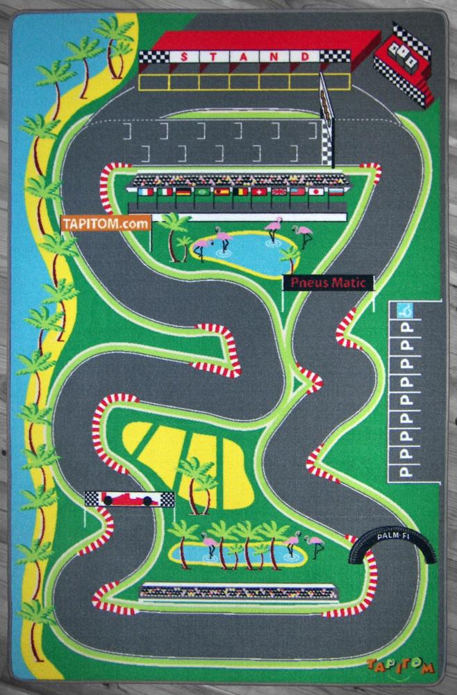 Tapis circuit et véhicules pour les fans de courses automobile