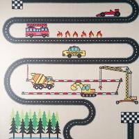 Tapis enfant circuit design