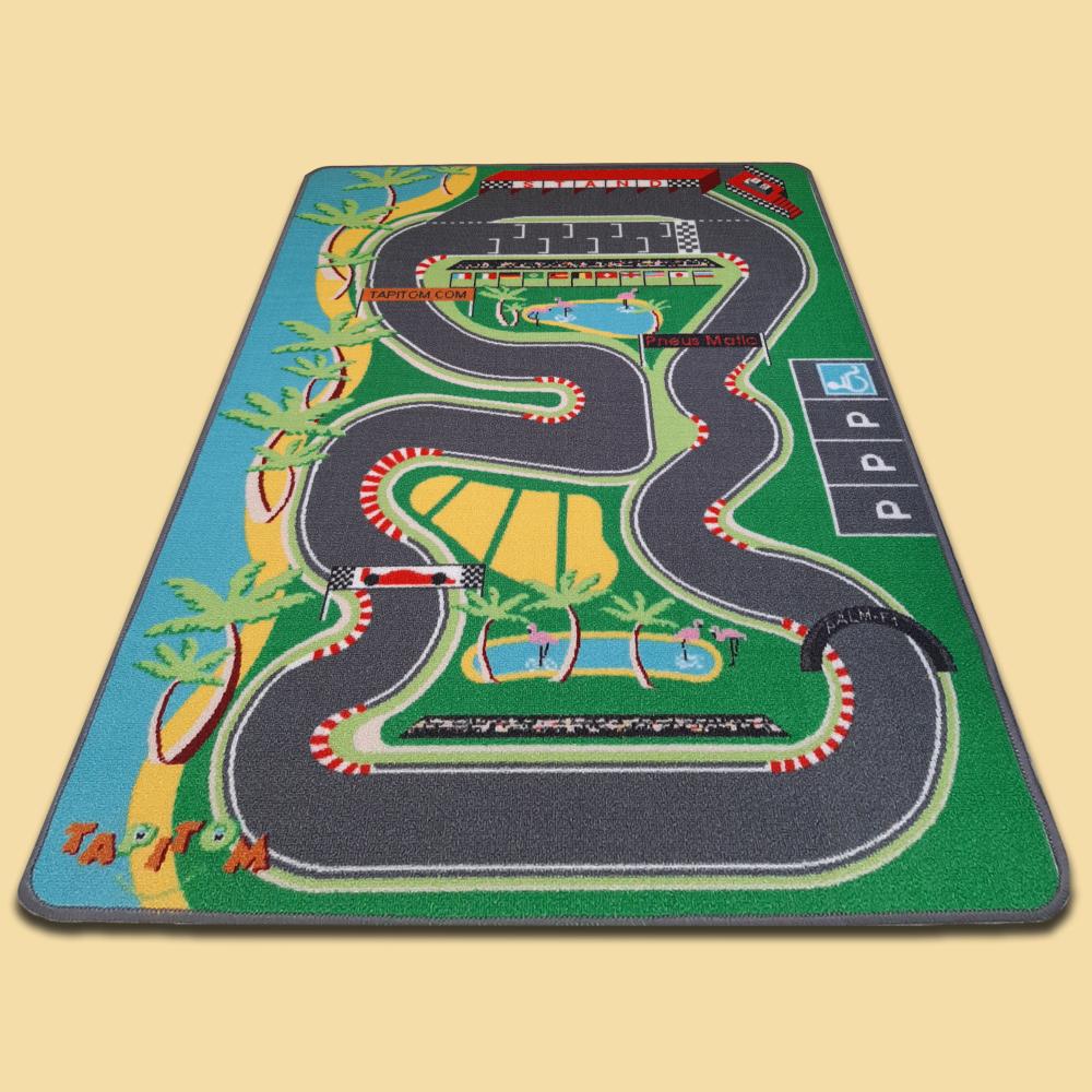 Tapis circuit de voiture