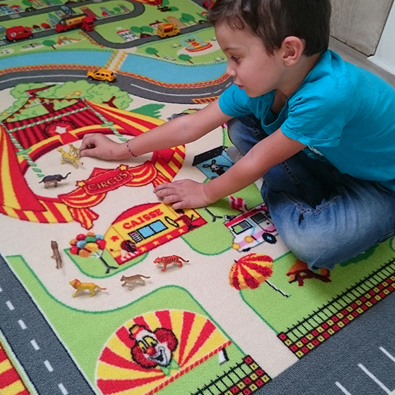 tapis enfant cirque