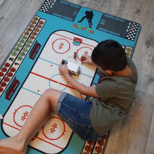 tapis enfant hockey