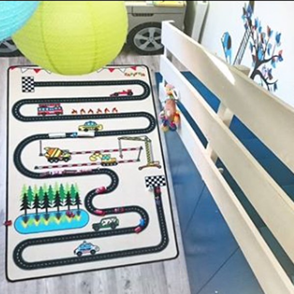 tapis enfant circuit design