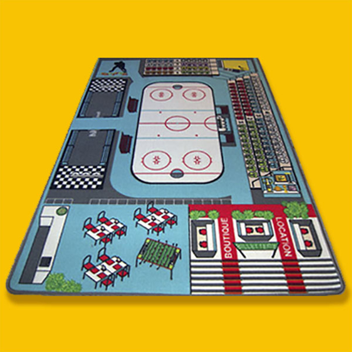 Tapis enfant hockey