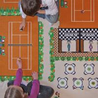 Tapis enfant tennis