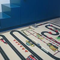 Tapis enfant circuit design